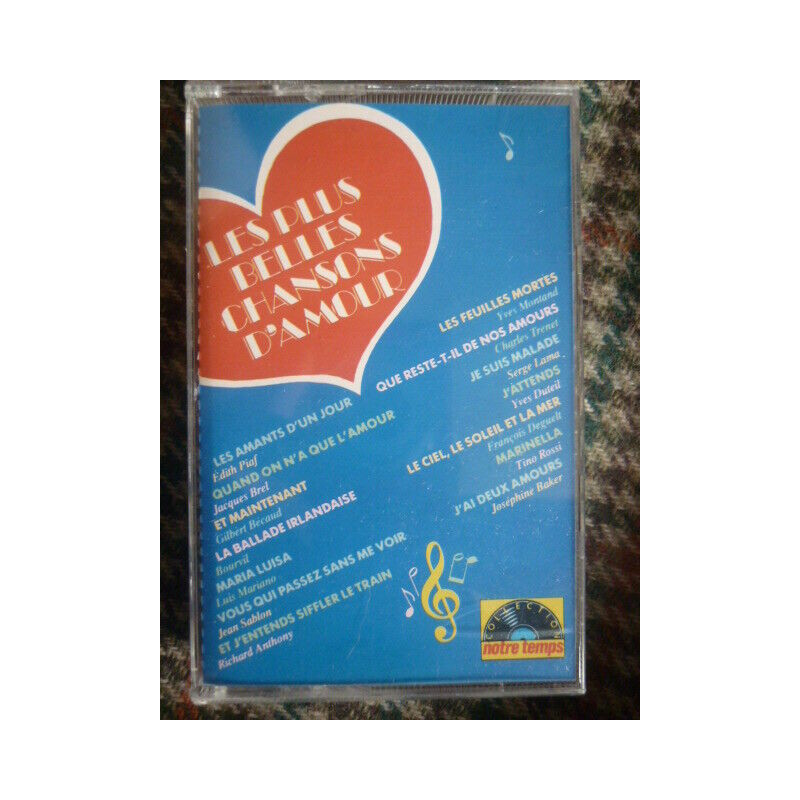 Les plus belles chansons d'amour Cassette Audio EMI MLGDK 131