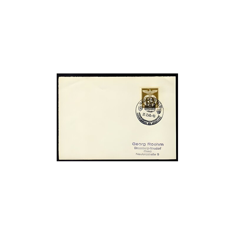 Allemagne n 762 Yv. cachet WW2 HAGENAU Mi. 830