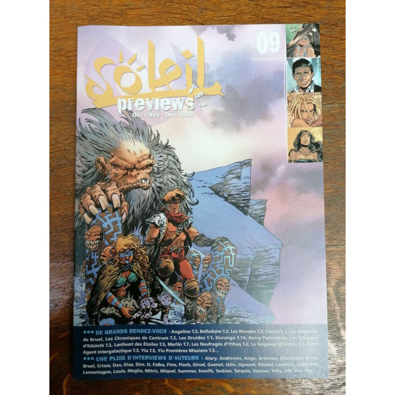 Soleil Previews 9 oct Nov Dec