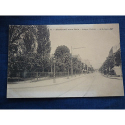 Carte Postale Montreuil-sous-Bois Avenue Pasteur 93-Catala Frères N41