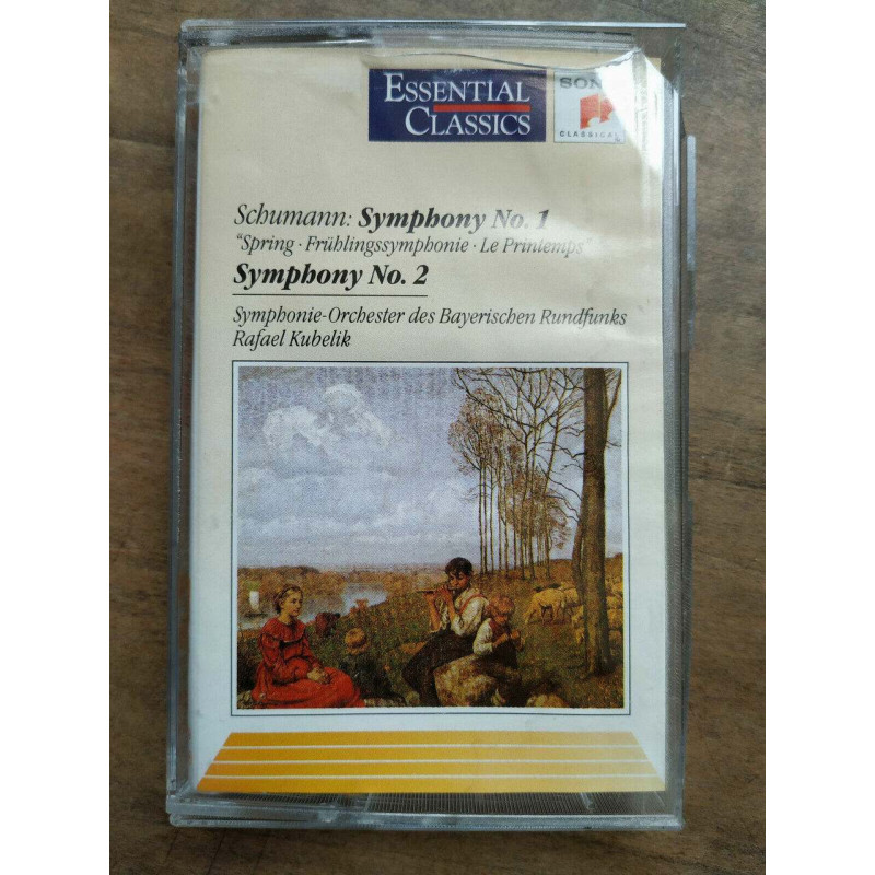 Schumann Symphony No 1 No 2 - Rafael Kubelik Cassette Audio-K7
