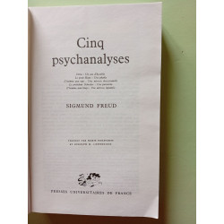 Cinq psychanalyses