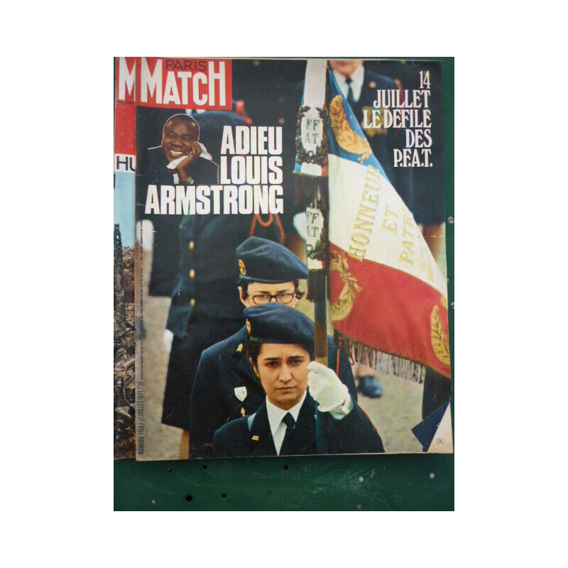 PARIS MATCH n1158 17 JUILLET 1971 ARMSTRONG