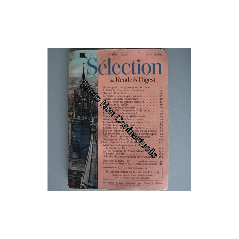 Sélection du Reader's Digest - Mai 1956