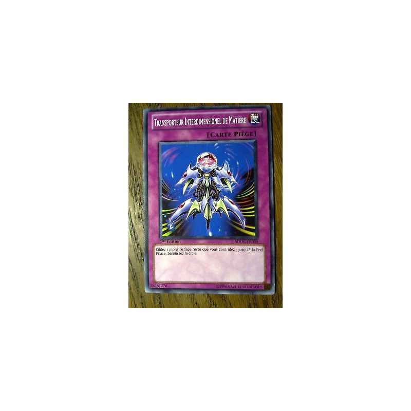 Transporteur Interdimensionel de Matière - SDDC-FR039 Yu-Gi-Oh