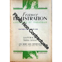 FRANCE ILLUSTRATION THEATRALE [No 12] du 01/02/1948 - SAVROLA -...