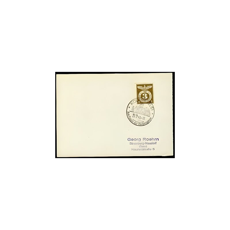 Allemagne n 762 Yv. cachet WW2 KOLMAR Mi. 830