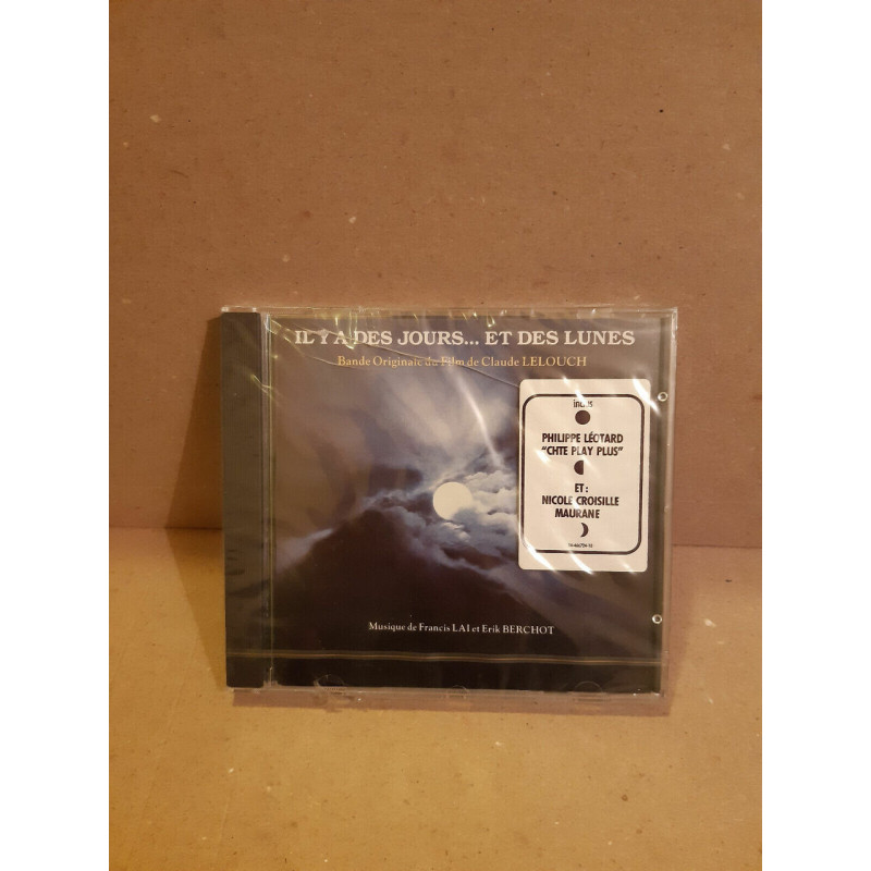 Il y a des jours et des lunes - Bande originale Claude Lelouch CD NEUF