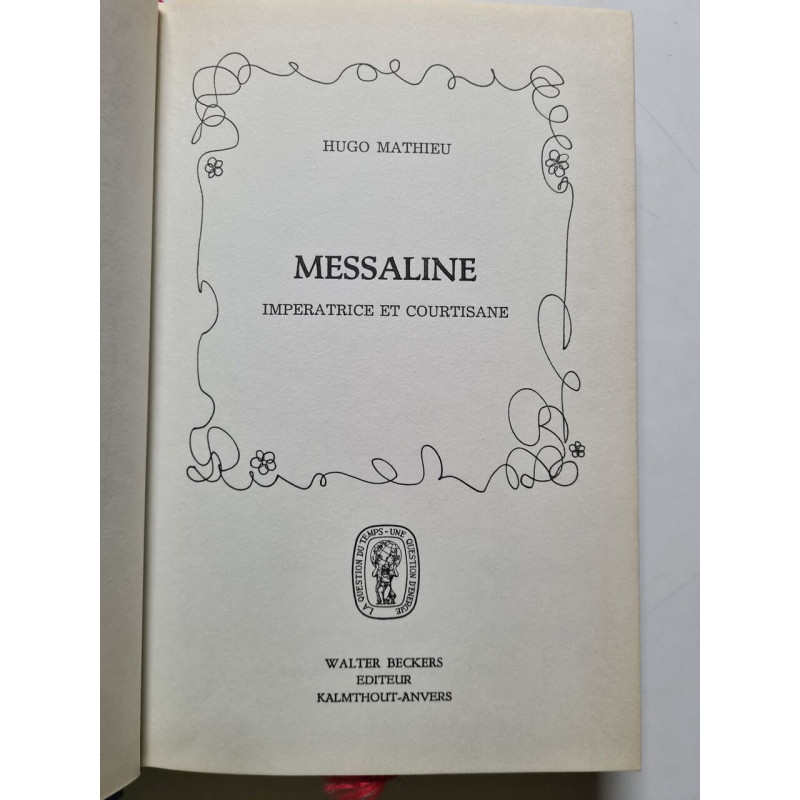 Messaline imperatrice et courtisane
