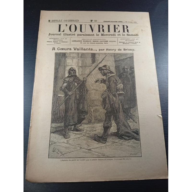 L'ouvrier n°86 - 1913