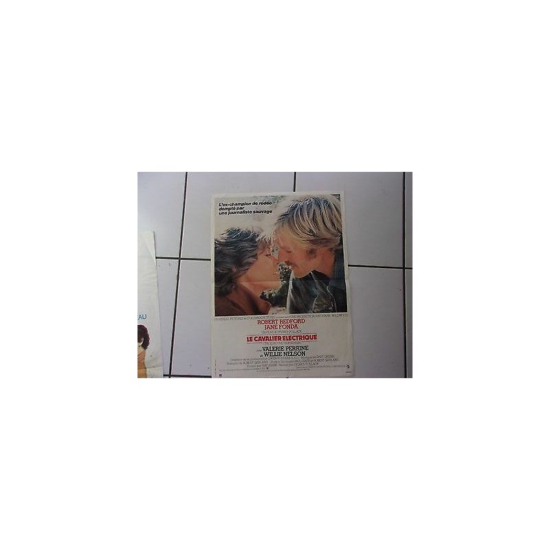 affiche 55 x 40 cms film LE CAVALIER ELECTRIQUE Redford