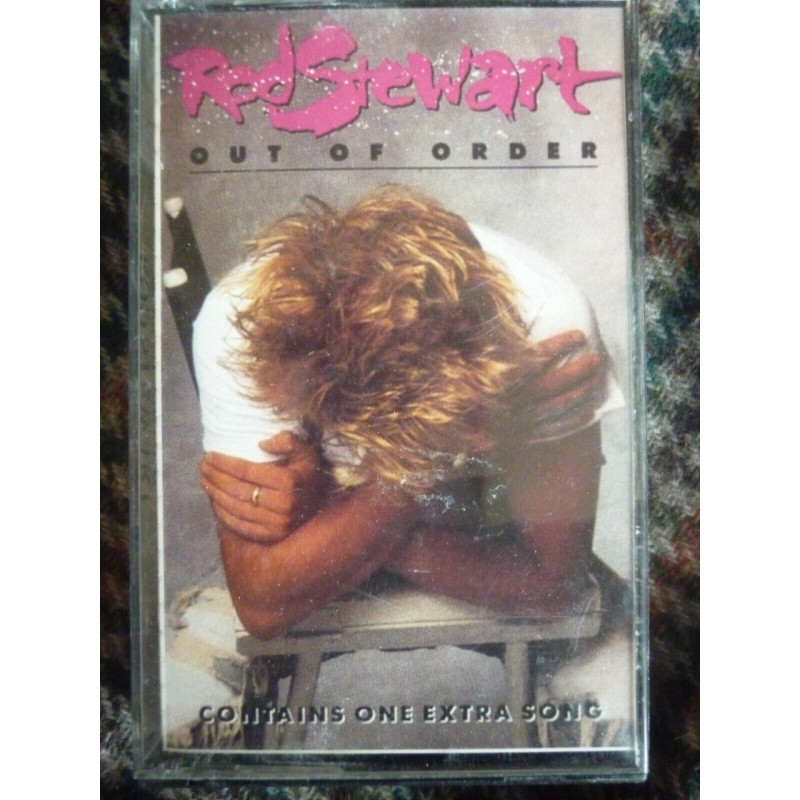 Rod stewart Out of order one extra song Cassette Audio-K7 édtion...