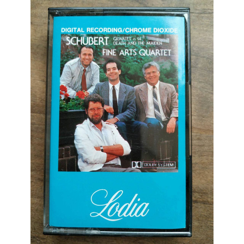 Schubert Quartet No 14 - Fine Arts Quartet Cassette Audio-K7