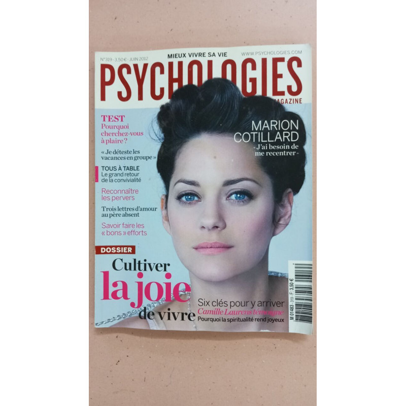 Revue Psychologies N° 319