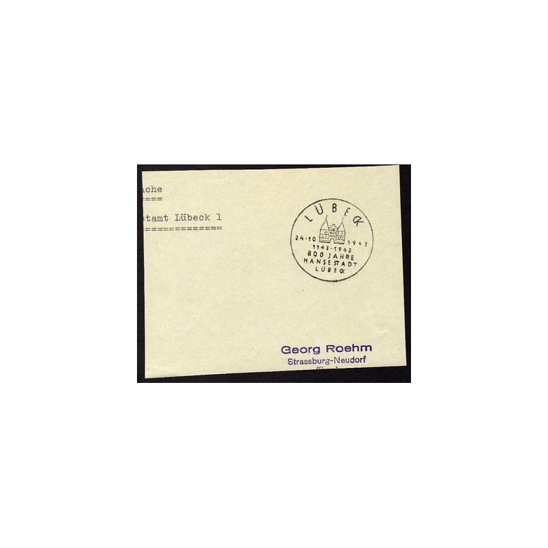Postsache Absender Postamt lübeck 1 du 2410