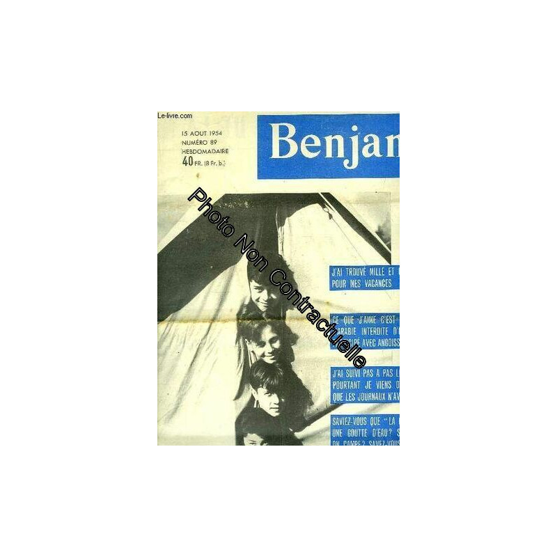 Journal Benjamin N°89 : Le Calao De Malaisie- Sachez Camper Campeurs