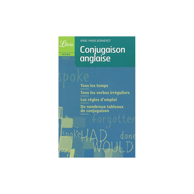 Conjugaison anglaise