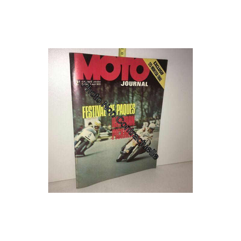 Moto Journal N° 63 Du 07/04/1972 - Rayborn Pickrell / 125 Montesa...