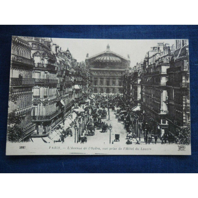 CPA Paris L'Avenue de l'Opéra vue prise de l'Hôtel du...