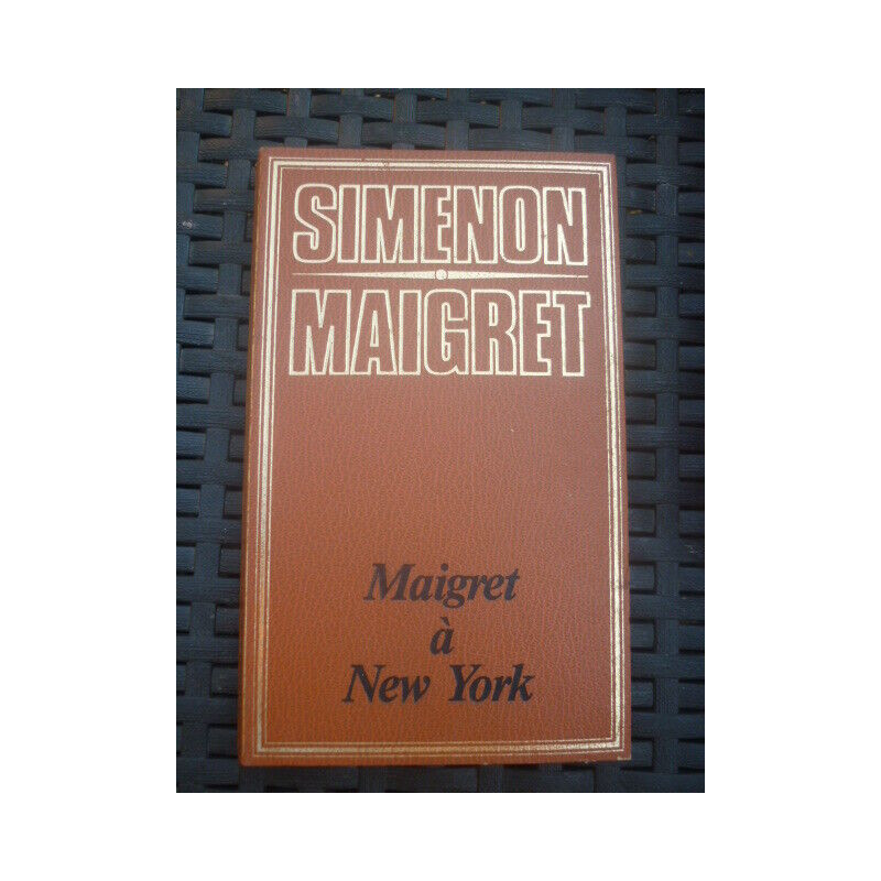 simenon MAIGRET A NEW york edito service 1974