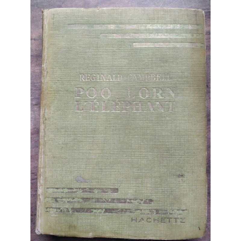 Reginald Cambrell Poo Lorn L'éléphant Libraire hachette