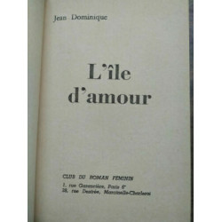 Jean dominique L'île d'amour Club du roman féminin