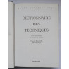 Dictionnaire des Techniques.Introduction historique sur...