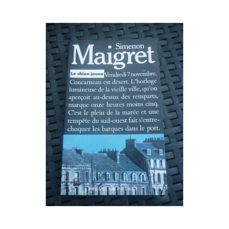 simenon maigret le chien jaune PRESSES pocket 1992