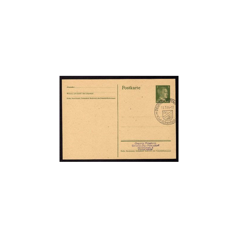 Ganzsache DEUTSCH ALTENBURG Cachet Spécial 110344