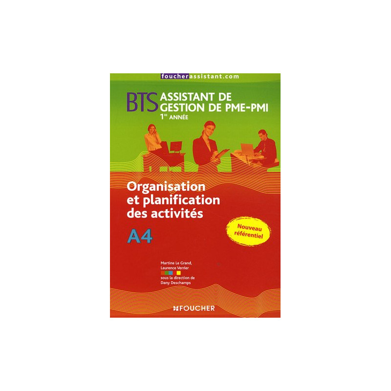 Organisation et planification des activités BTS Assistant de...