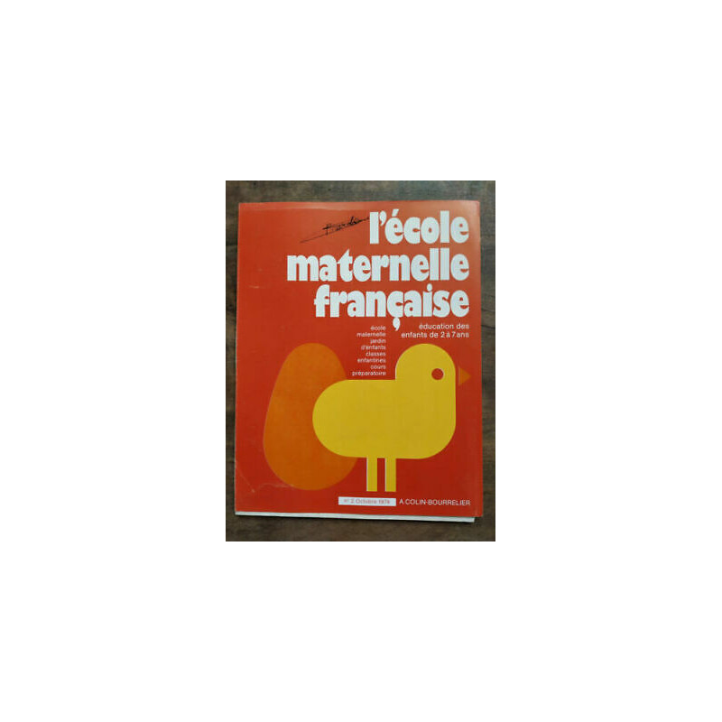 L'école maternelle française n2 Octobre 1974