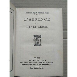 L'Absence Plon