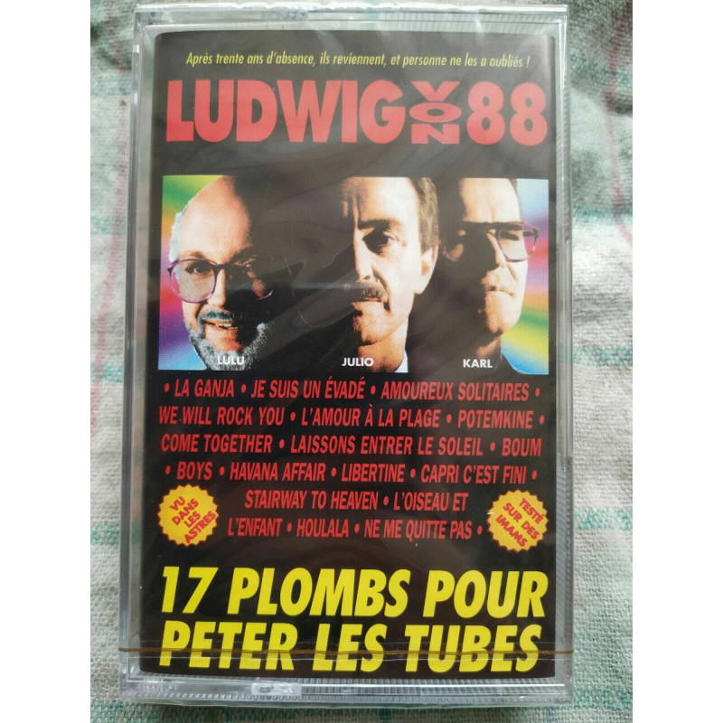 88 17 Plombs pour péter les tubes Cassette Audio NEUVE SOUS BLISTER
