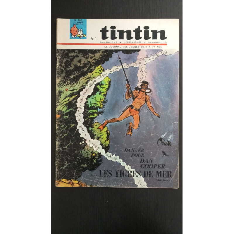 Revue Le journal de Tintin N° 867