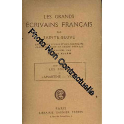 Les Grands Ecrivians Francais/ Xix° Siecle Les Poetes 1/...