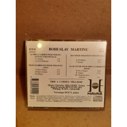 Martinu Trio à cordes millière CD
