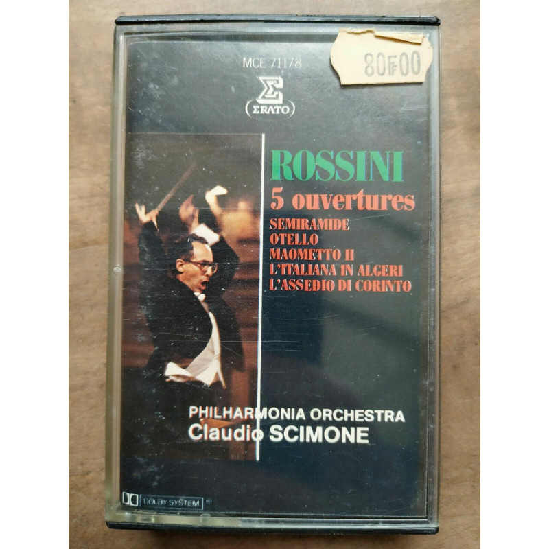 Rossini 5 Ouvertures - Claudio Scimone Cassette Audio-K7