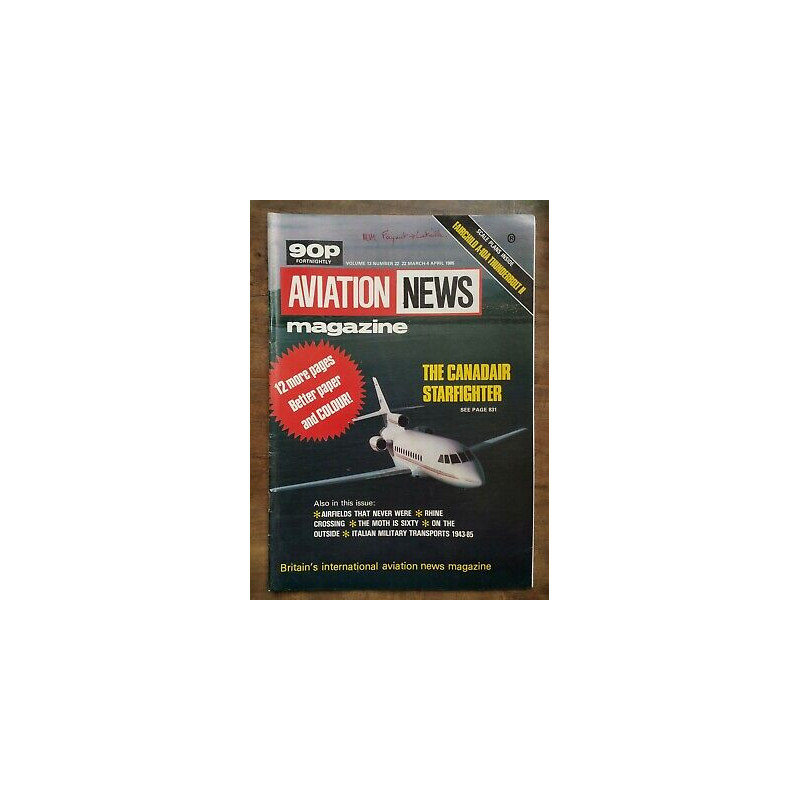 Aviation News Magazine vol 12 Nº 22 22 March 4 April 1985