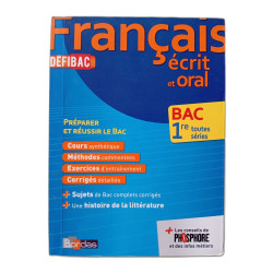 DefiBac - Cours/Méthodes/Exos Français écrit et oral 1ère toutes...
