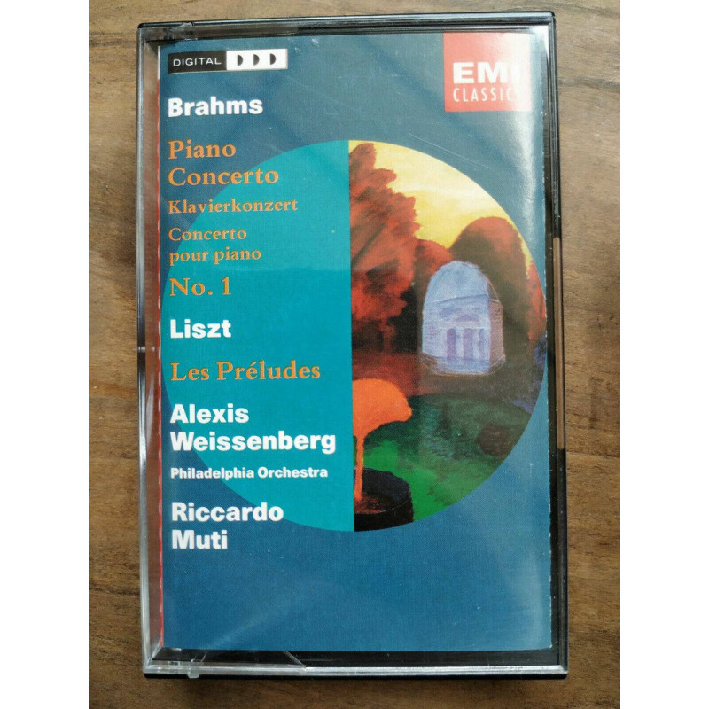 Brahms Piano Concerto No 1 Liszt - Riccardo Muti Cassette Audio-K7