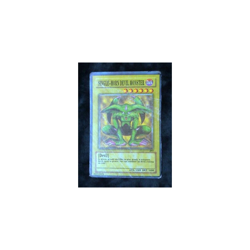 Single-Horn Devil Monster 207 Yu-Gi-Oh