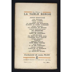 L'AMOUR TRISTE La Table Ronde