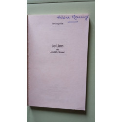 Lecto guide - Le lion de Joseph Kessel