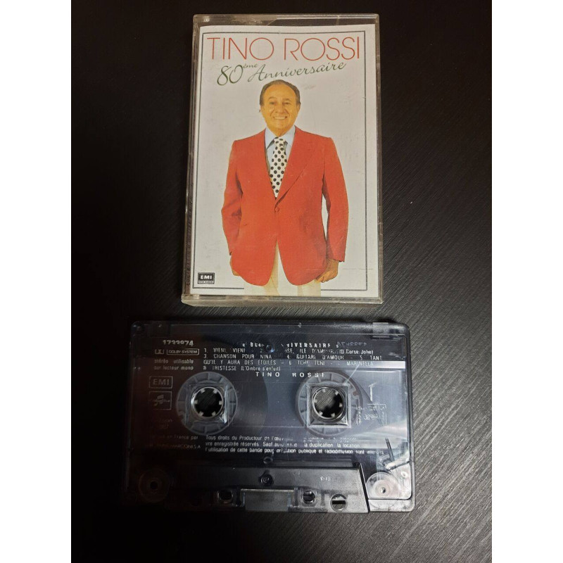 K7 Audio : Tino Rossi - 80eme Anniversaire
