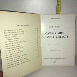 POUR VISITER LA CATACOMBE DE SAINT CALIXTE guide