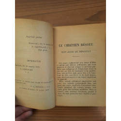 t r p Desurmont Le Chrétien Résolu Librairie La Sainte famille