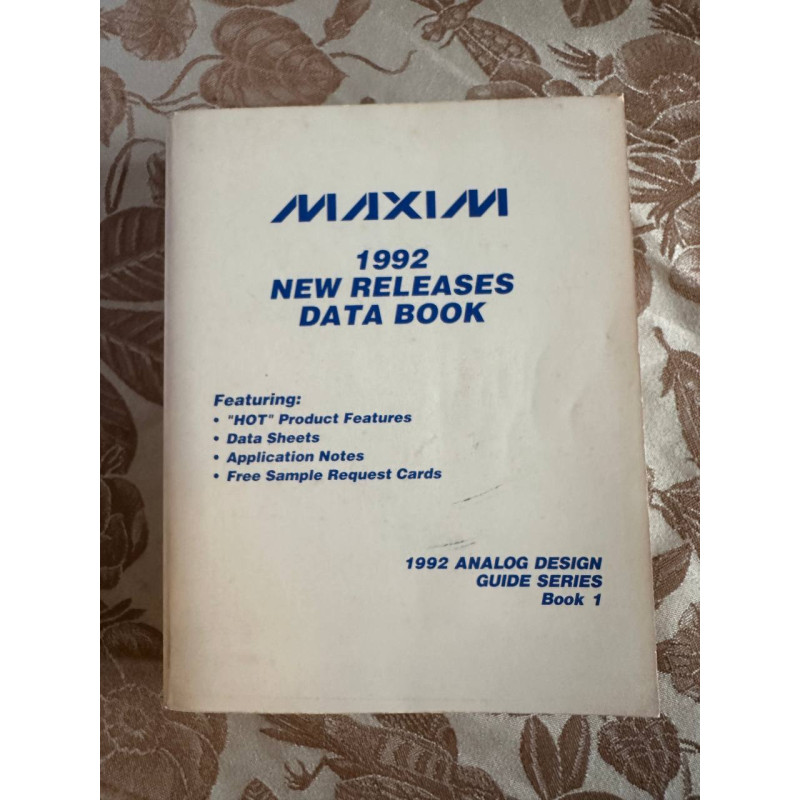 Maxim 1992 new releases data book