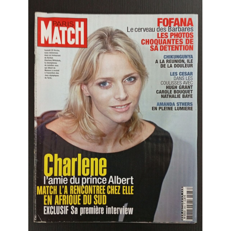 Revue Paris Match N° 2963