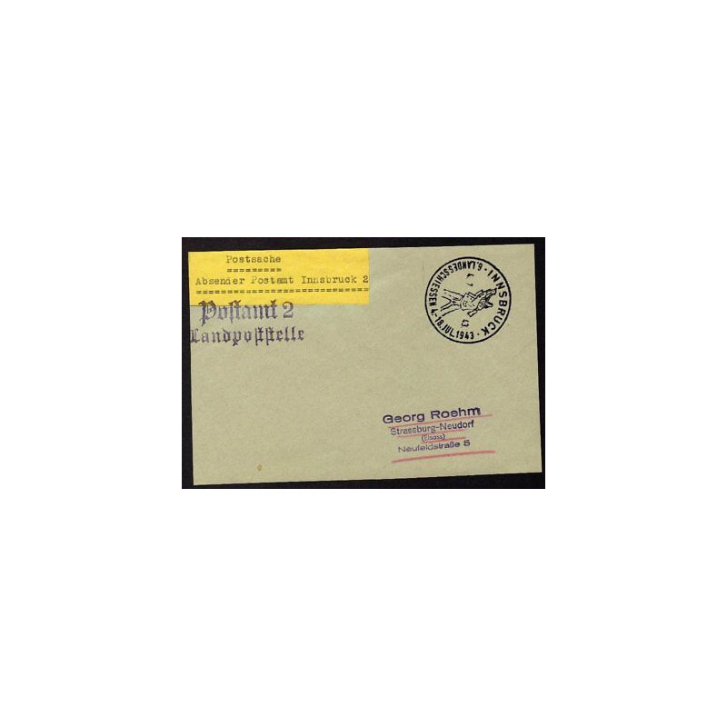 Postsache Absender Postamt INNSBRUCK 2 du 040743