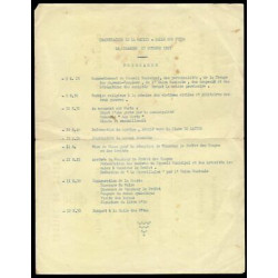 88 LE THILLOT Inauguarion Nouvel Hôtel de Ville Salle des Fêtes VOSGES